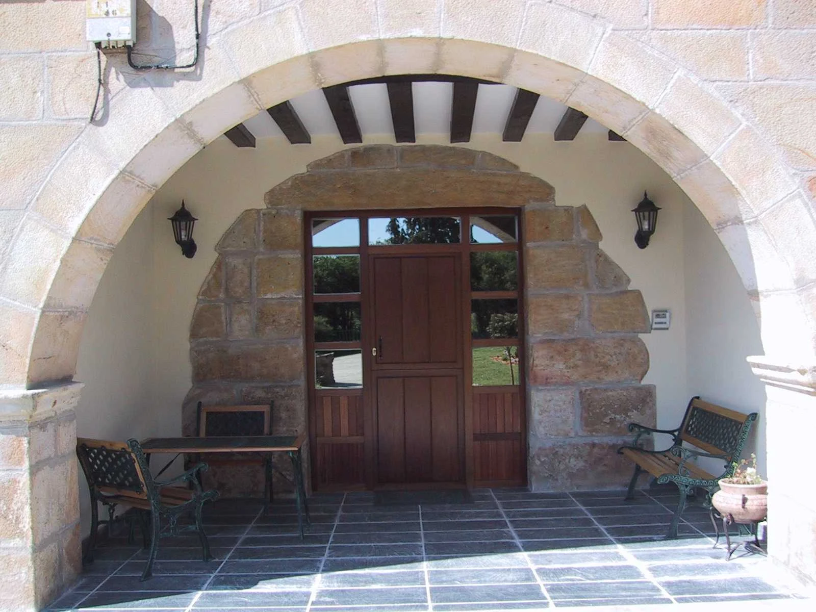 Entrada del caserío · Etxebarri