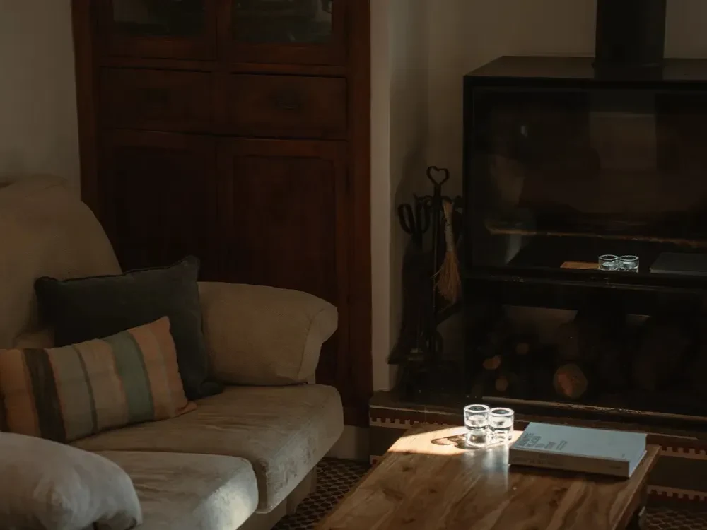 Sala con chimenea · Cases Noves