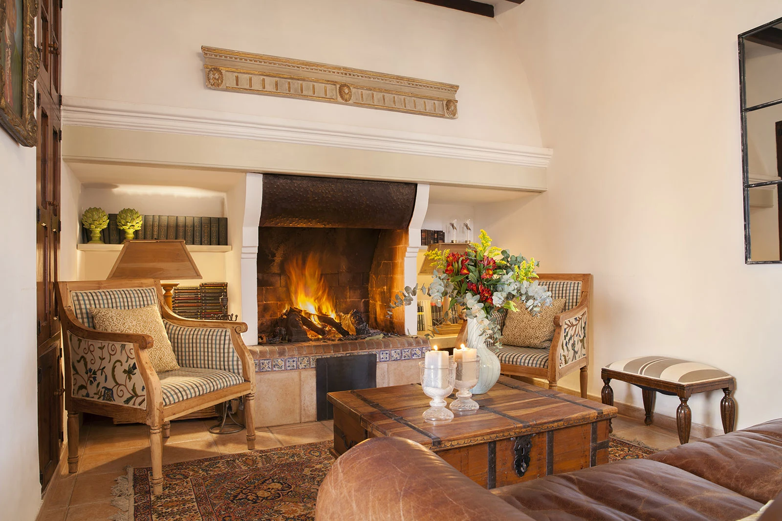 Sala con chimenea · La Venteta