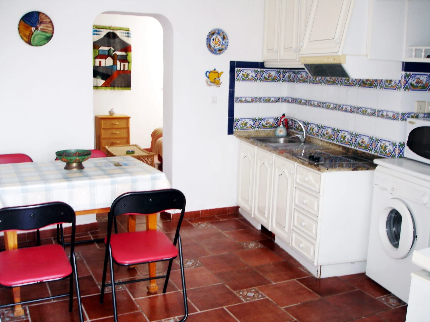 Cocina del apartamento A · Casa Álex