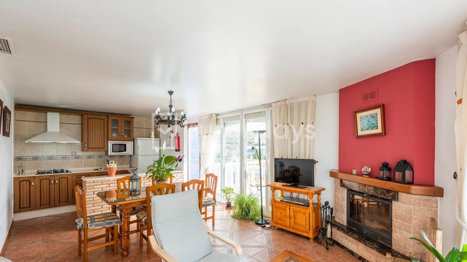 Salón y comedor · Cortijo Los Ejeas