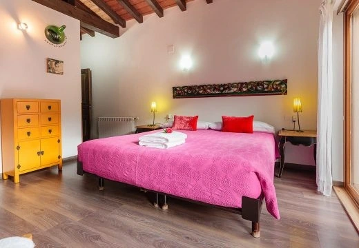 Habitación de una de las casas · Casa Jascal