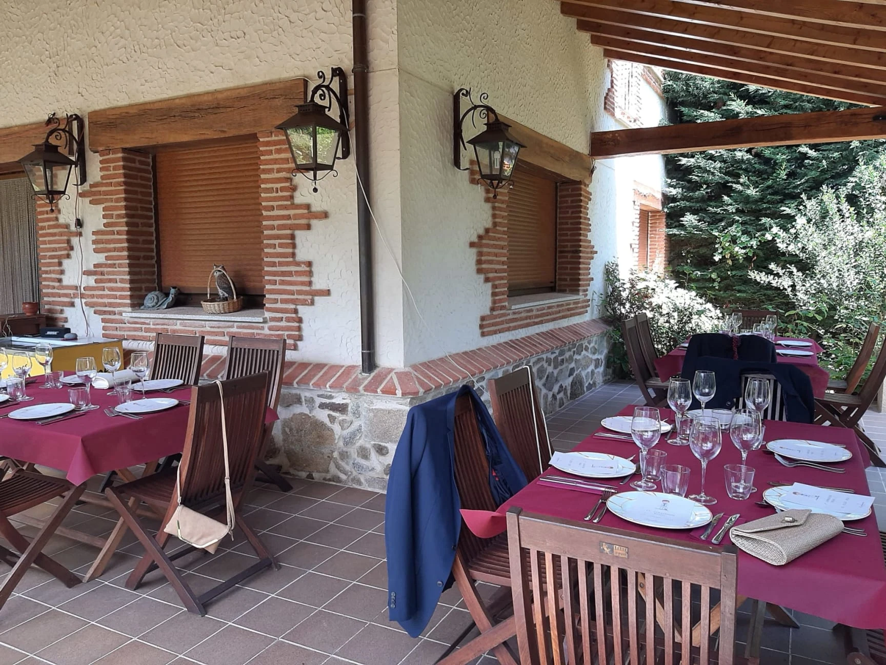 Terraza · Hotel Rural La Galamperna