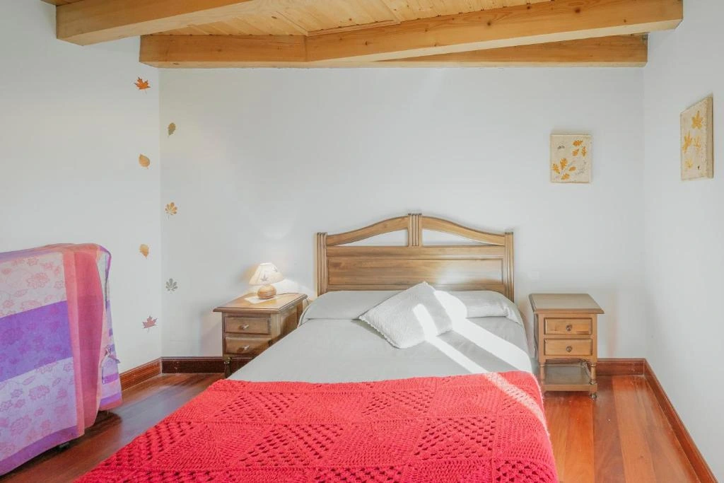 Dormitorio de Casa Rural La Cabaña, Agüera