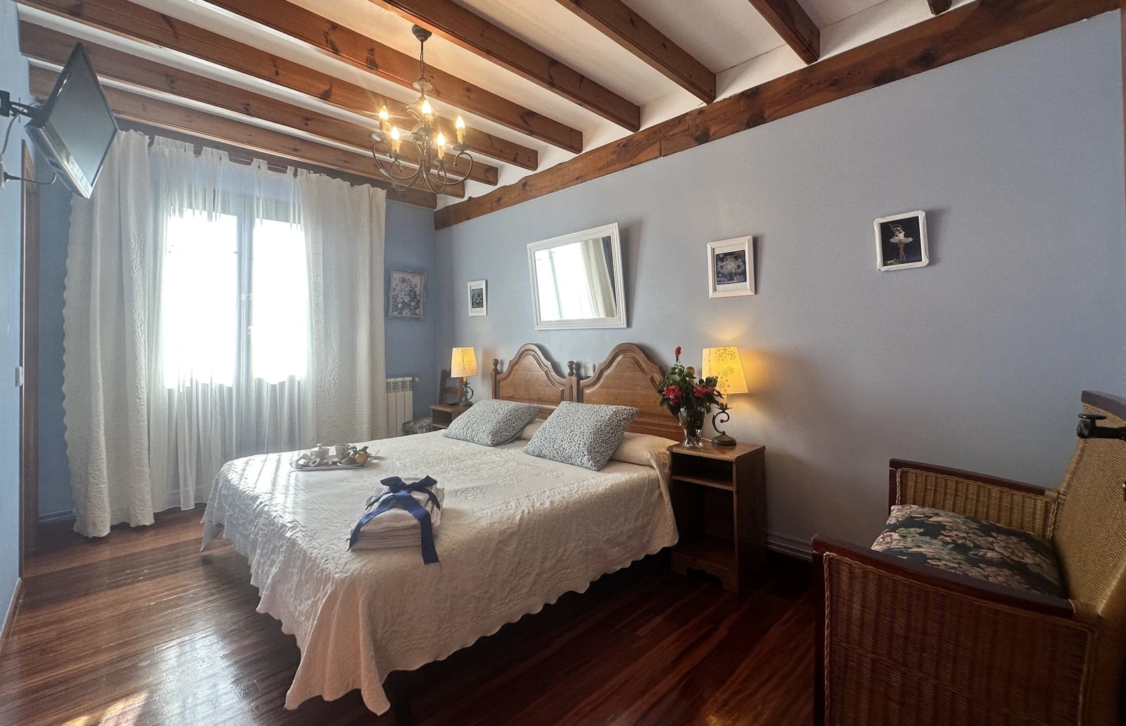 Habitación con dos camas · Posada Río Cubas
