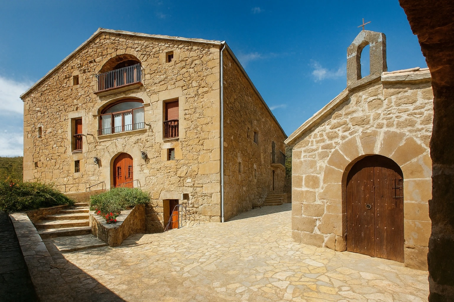 Acceso a la masía · Masia Mas d’en Bosch