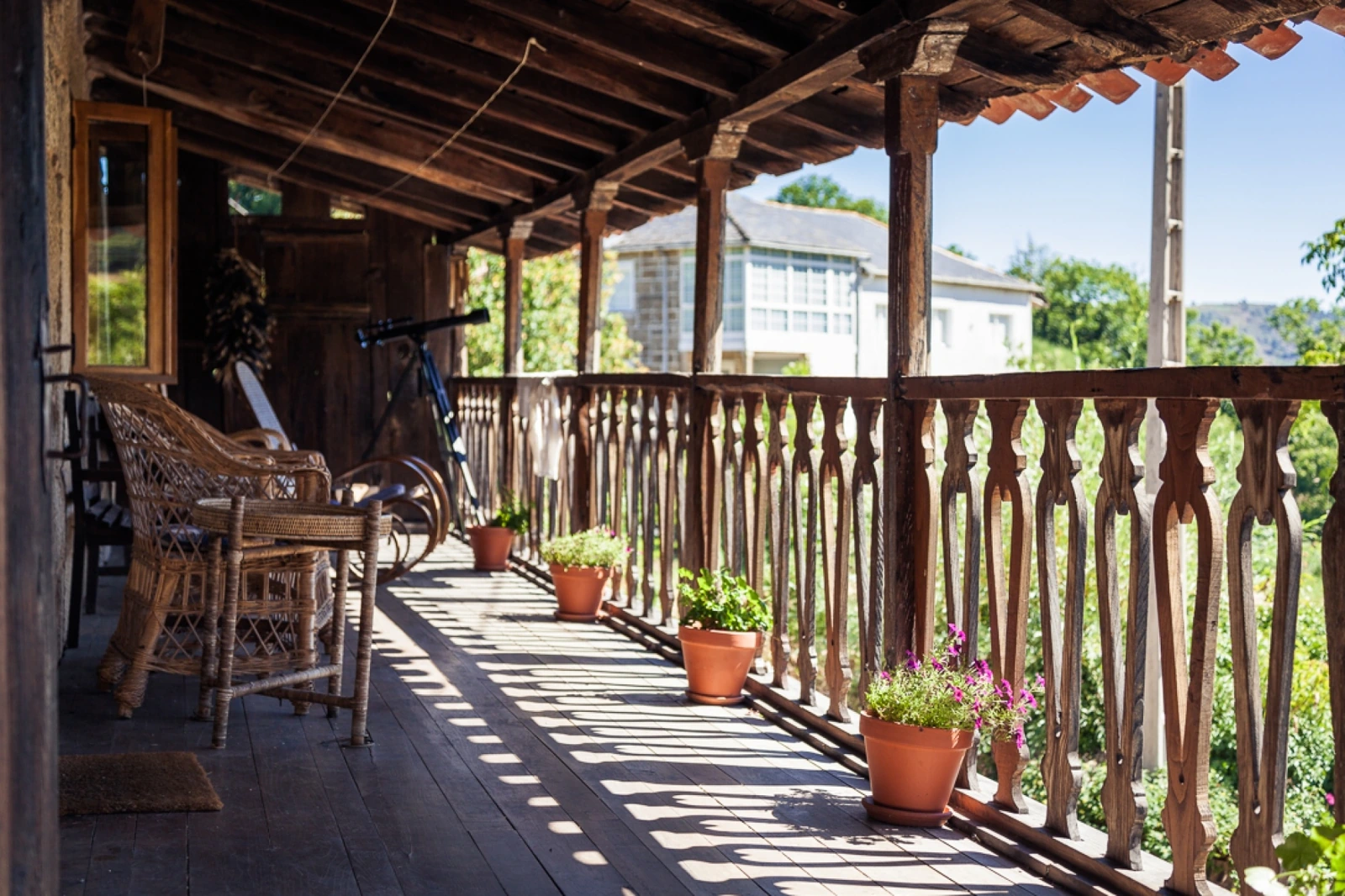 Galería de madera · Reitoral de Chandrexa