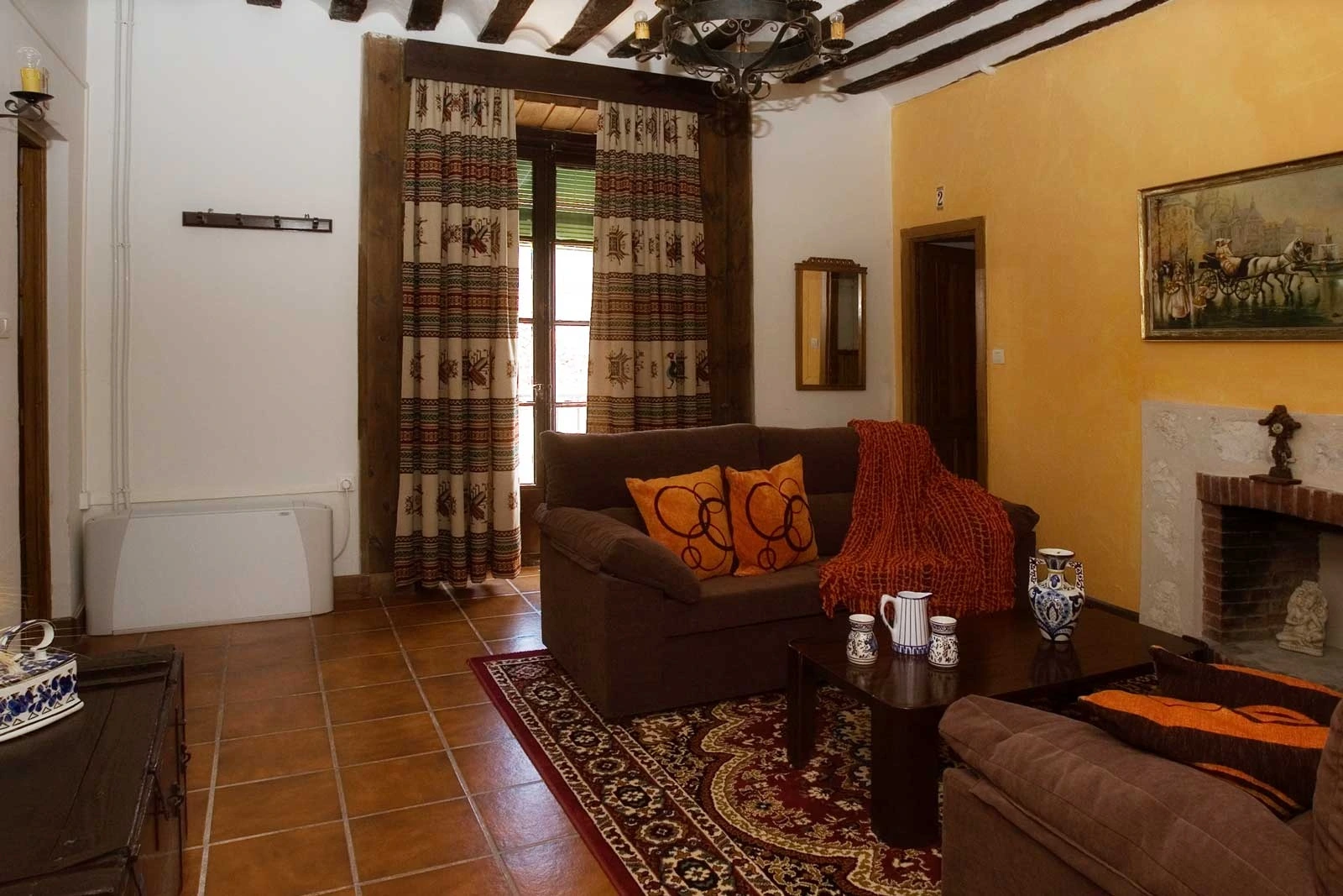 Salón de la posada · Hotel rural en Olmedo