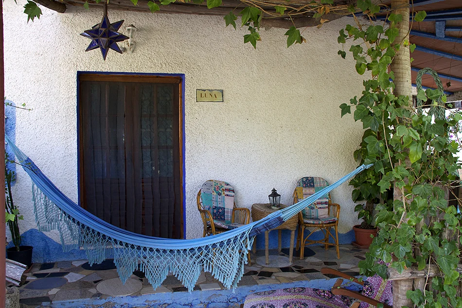 Terraza con hamaca de Campo Feliz