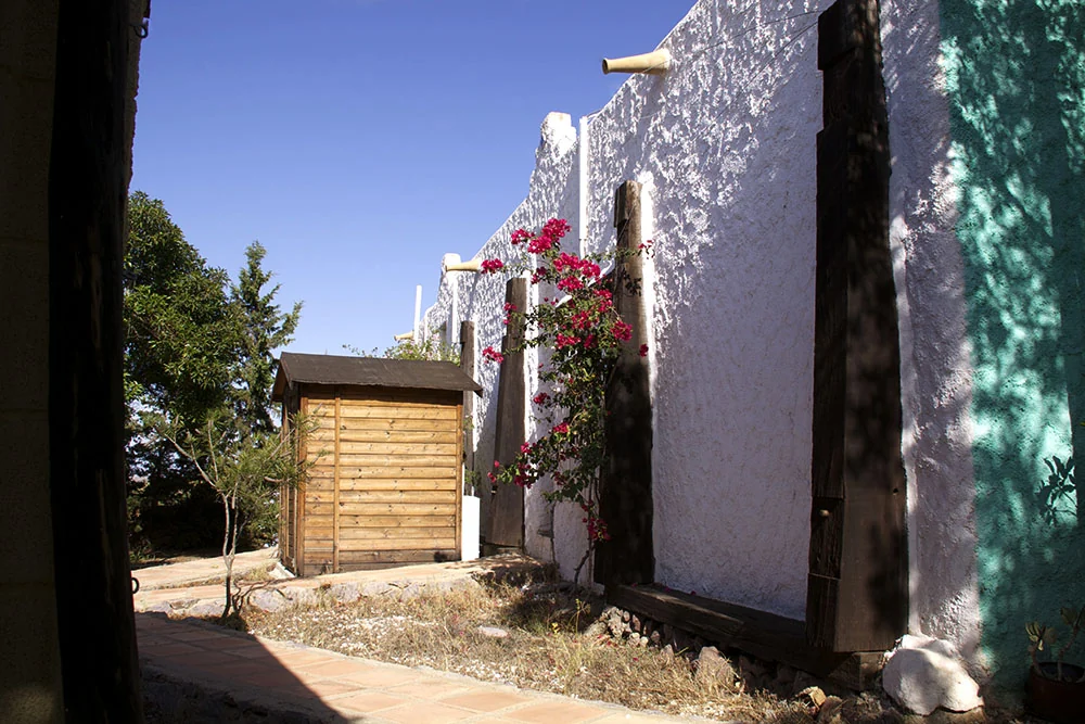Exterior de la casa rural