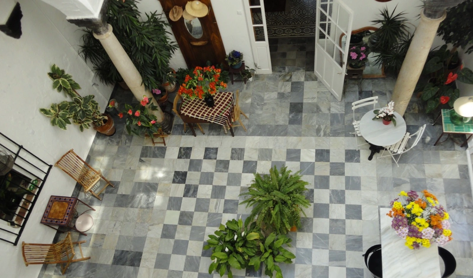 La Casa Grande: patio central · La Casa Grande