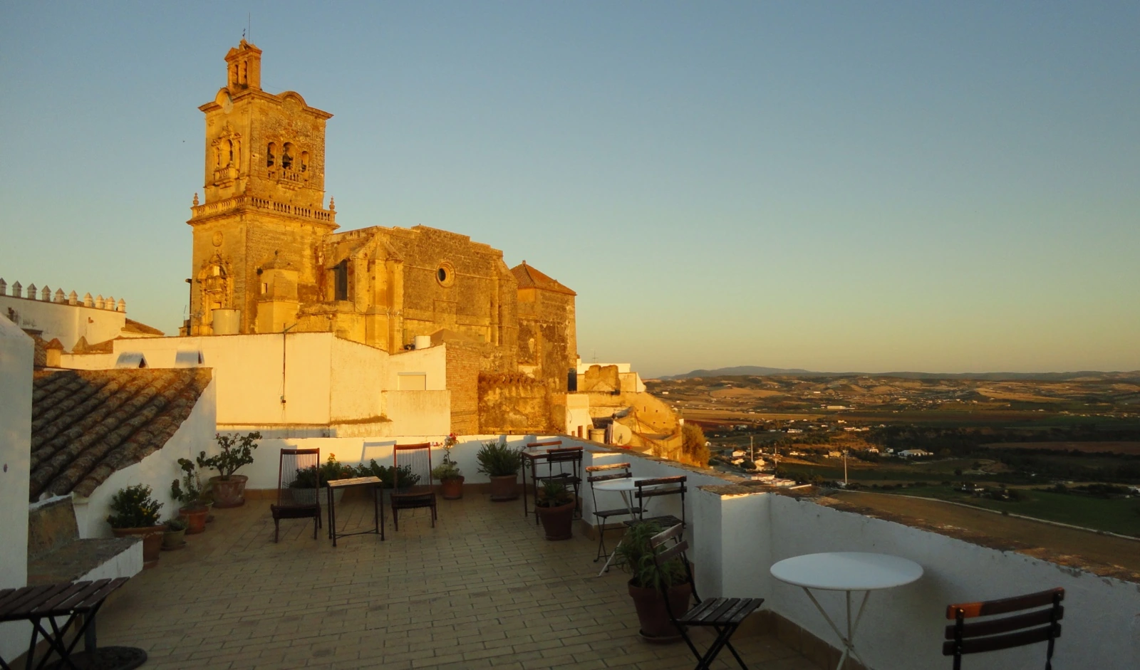 La Casa Grande: azotea con vistas a San Pedro · La Casa Grande