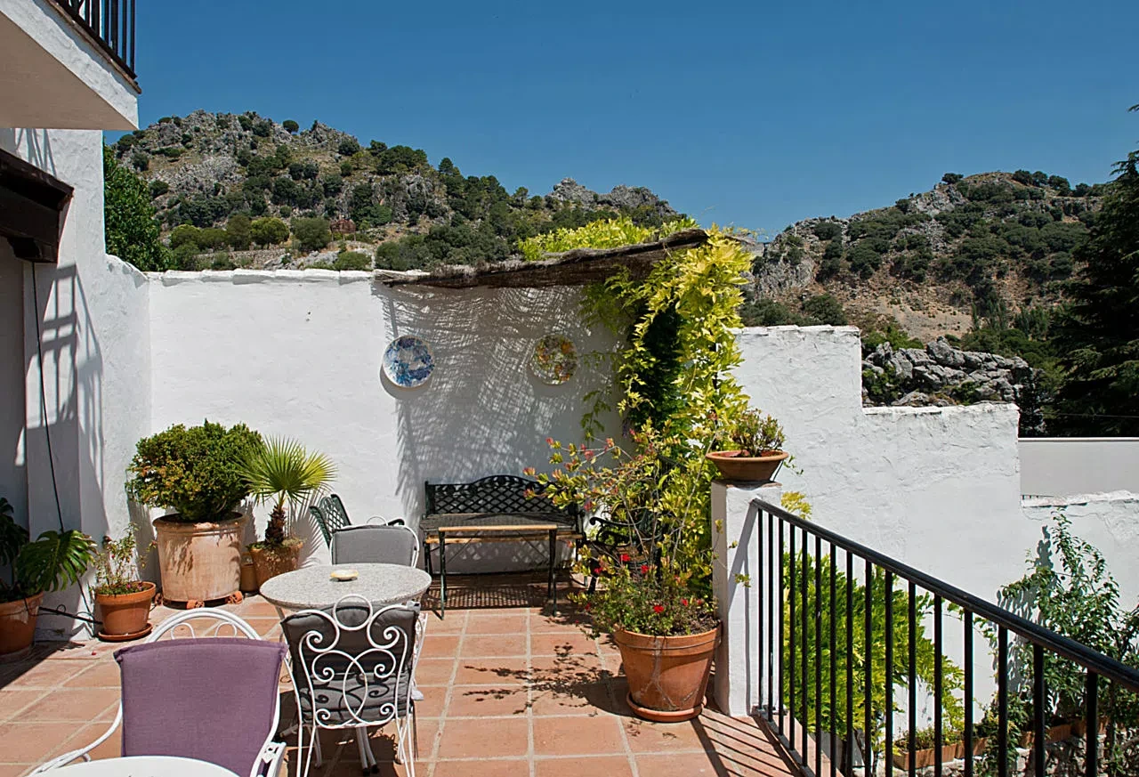 Terraza y exterior de La Mejorana · La Mejorana