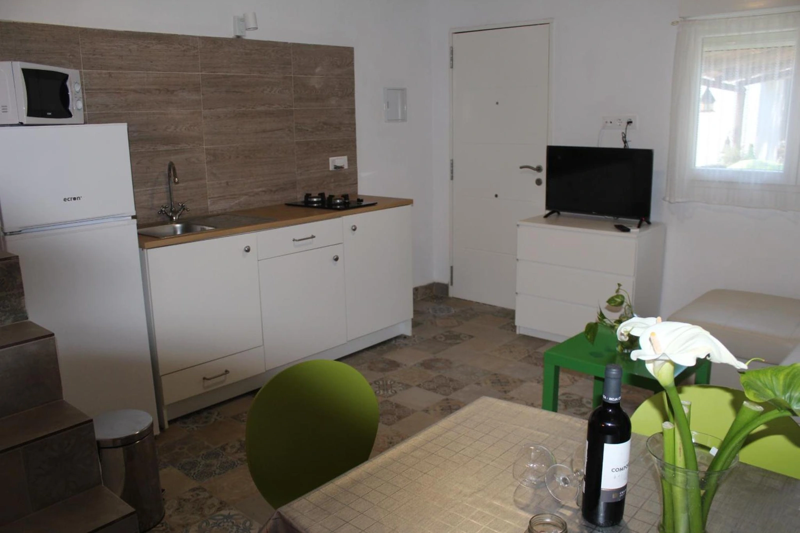 Cocina abierta del Apartamento Dúplex. · Los Pepe Sancti Petri