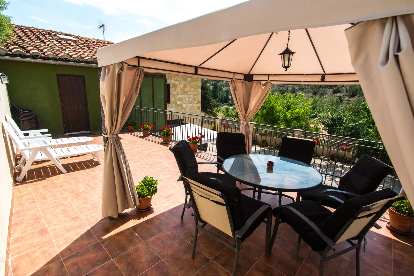 Terraza de Els Torneros · Allotjaments Querol