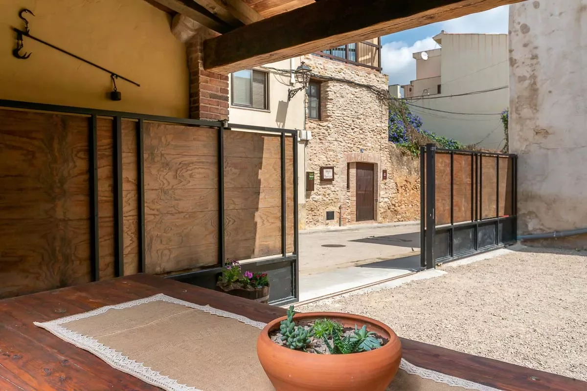 Patio de la casa · Casa La Rafela