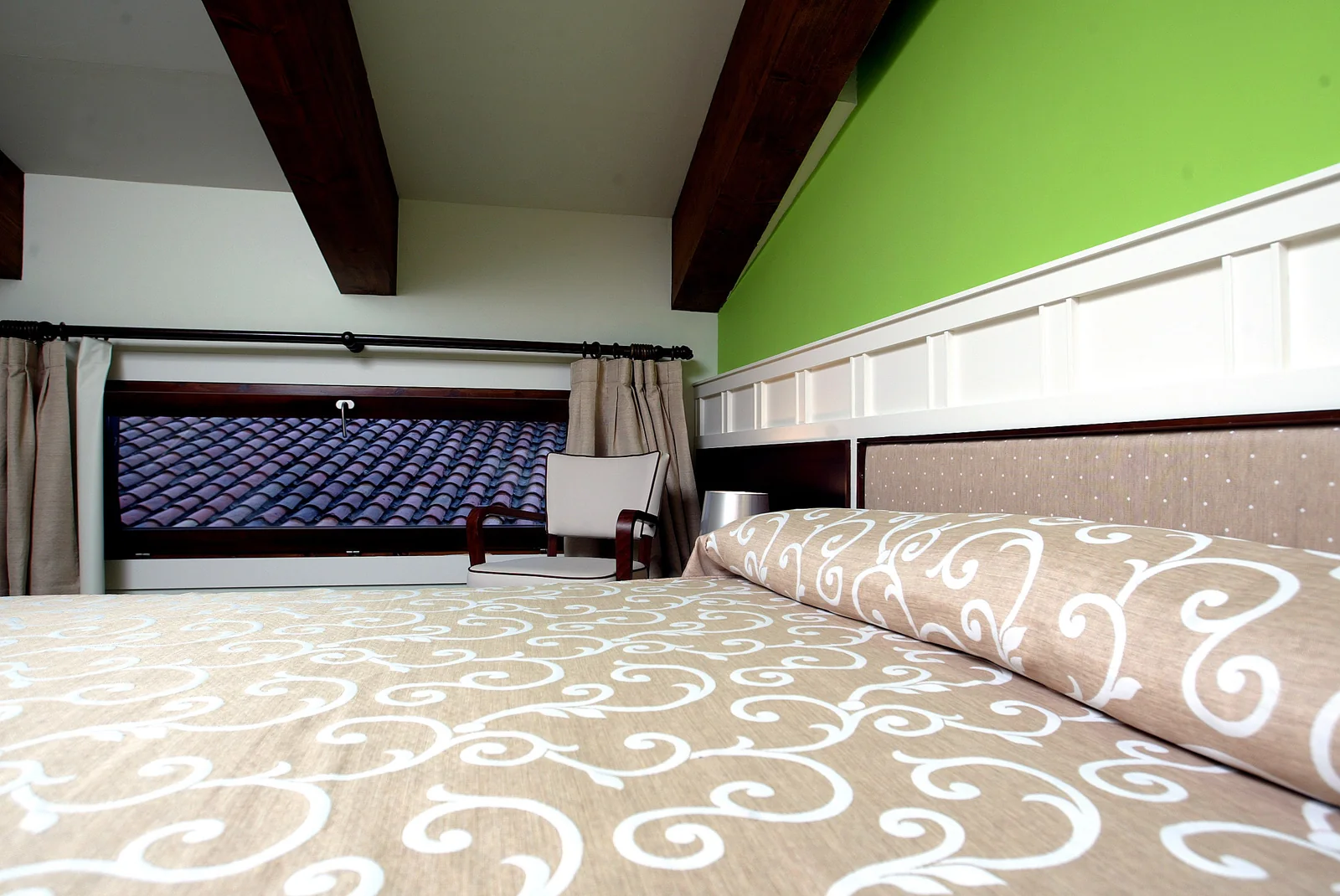 Detalle de una habitación de La Fonda Moreno