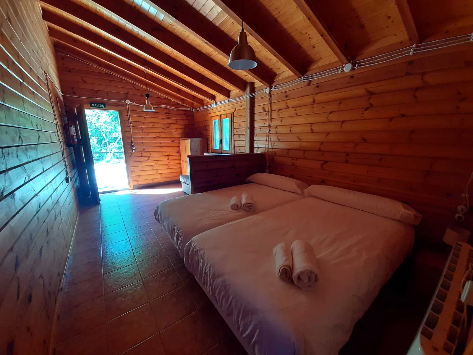 Habitación en cabaña de madera · El Mas de Borràs