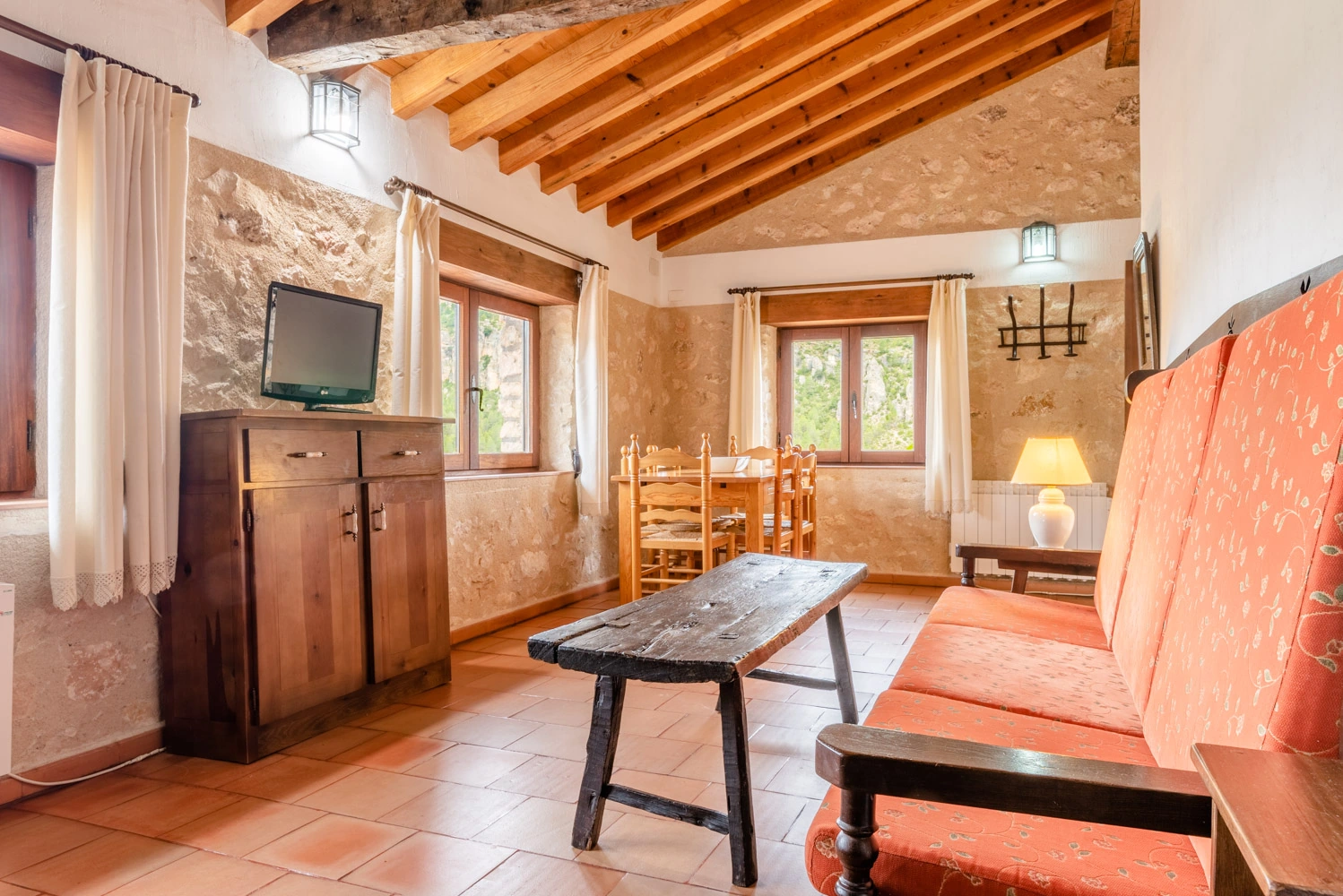 Salón de la Casa de 6 personas. · Casa Checa