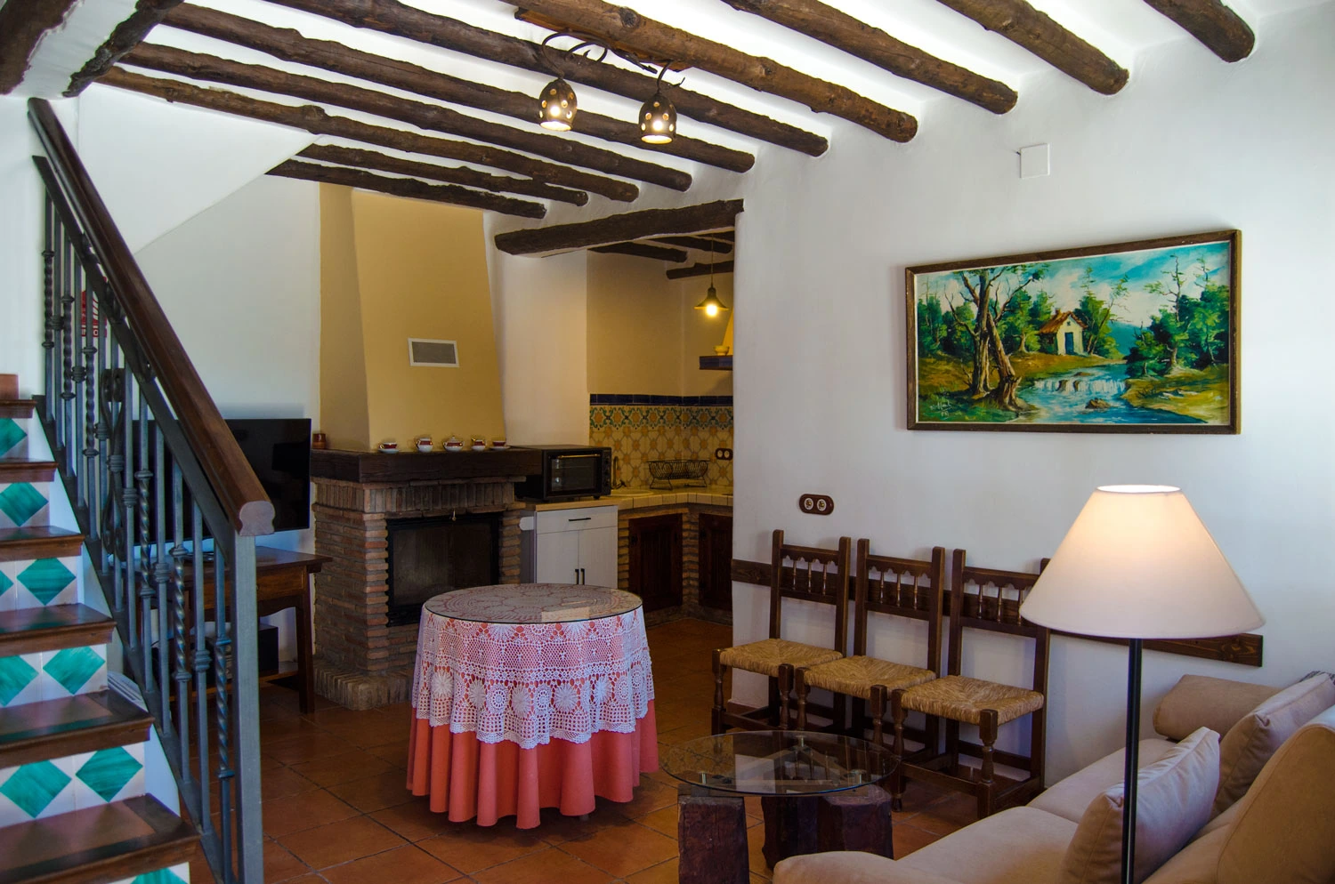 Salón de la casa 8 · Balcón de Válor