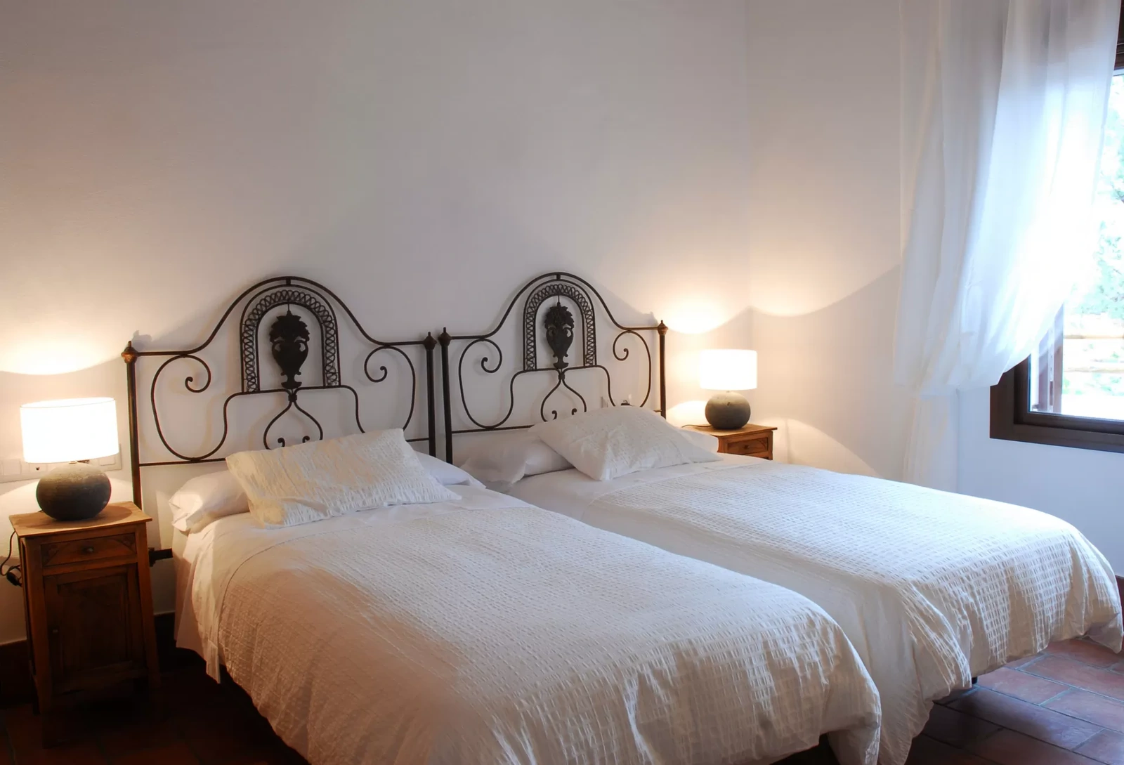 Dormitorio twin de Valde Alcántara · Posadas de Valdelarco
