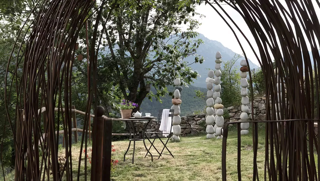 Jardín de esculturas de El Acebo de Casa Muria