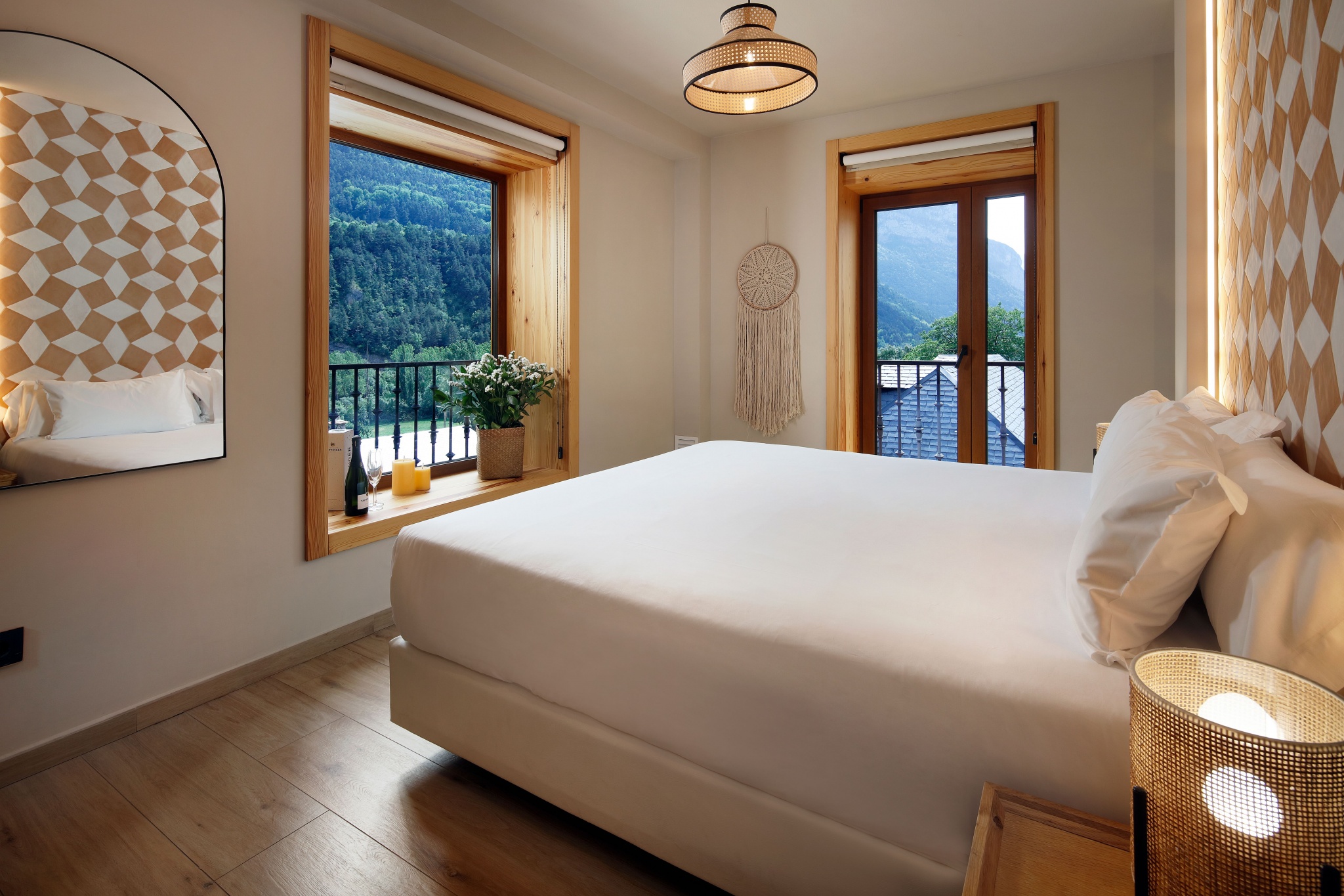 Dormitorio de un apartamento boutique