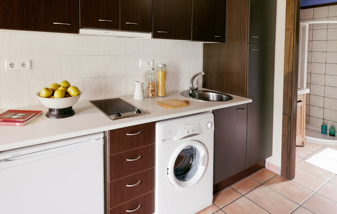 Cocina equipada del apartamento