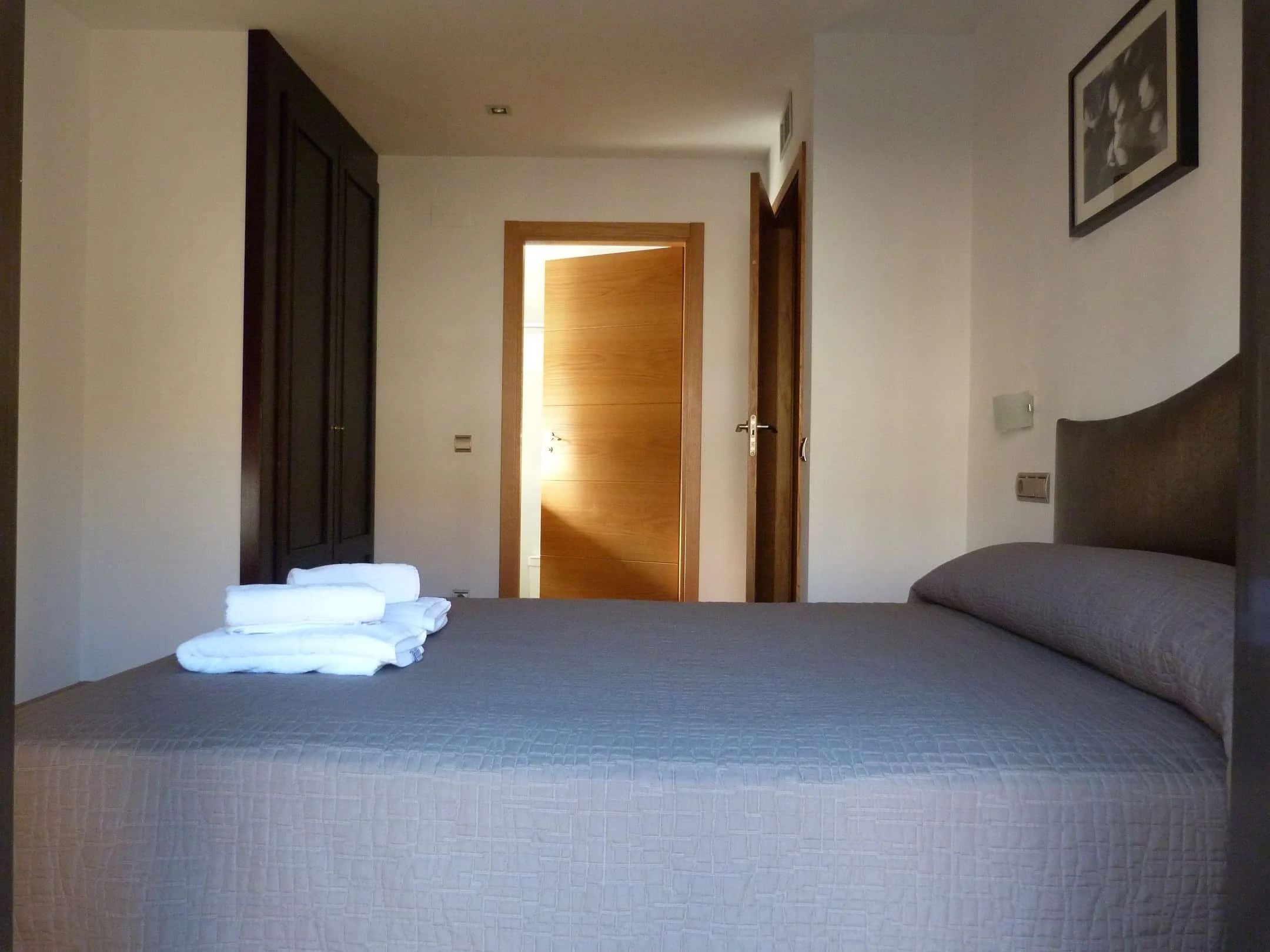 Dormitorio doble del apartamento Escalona de Puerta de Ordesa