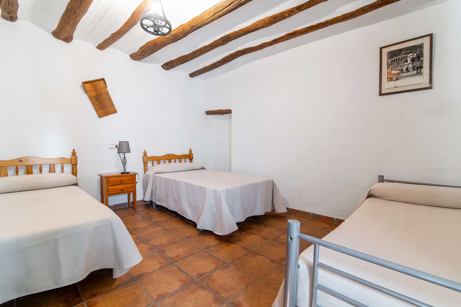 Dormitorio triple de Cortijo Helao