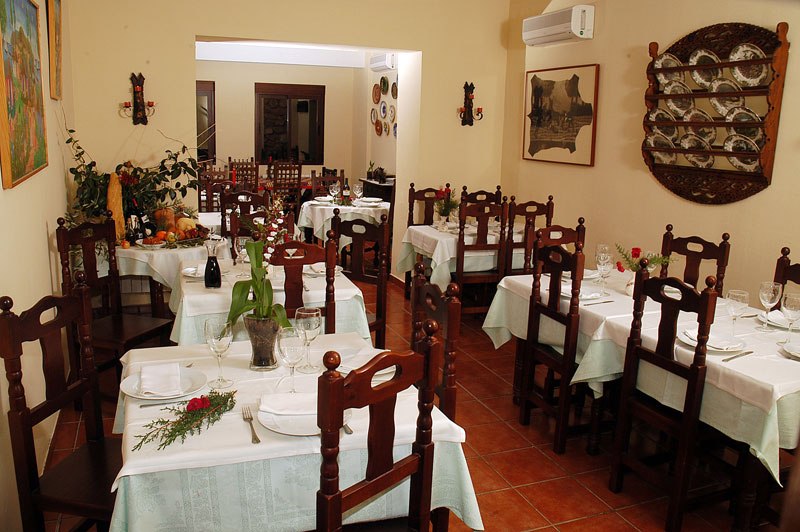 Sala del restaurante de Hospedería Las Cañadillas