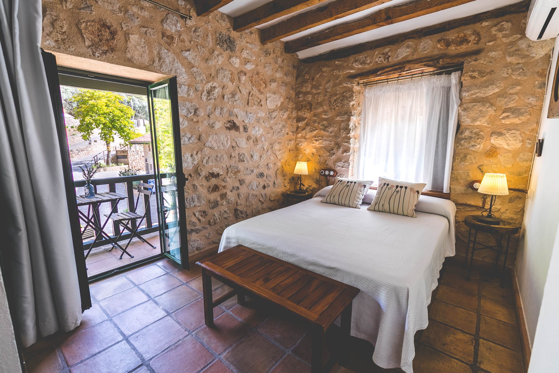 Habitación doble con terraza de Calerilla Hotel