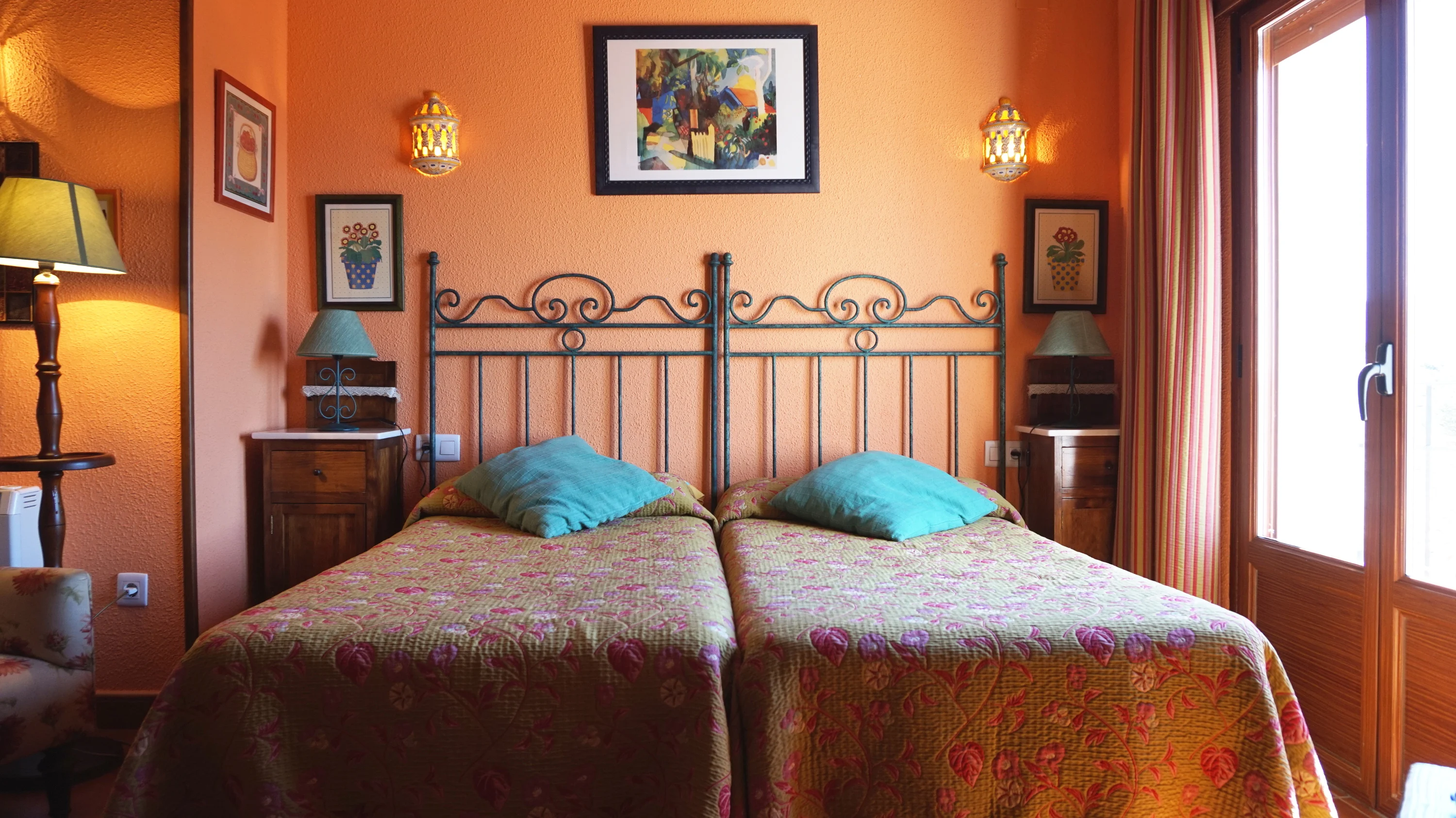Dormitorio del apartamento La Higuera de La Mesa Segureña