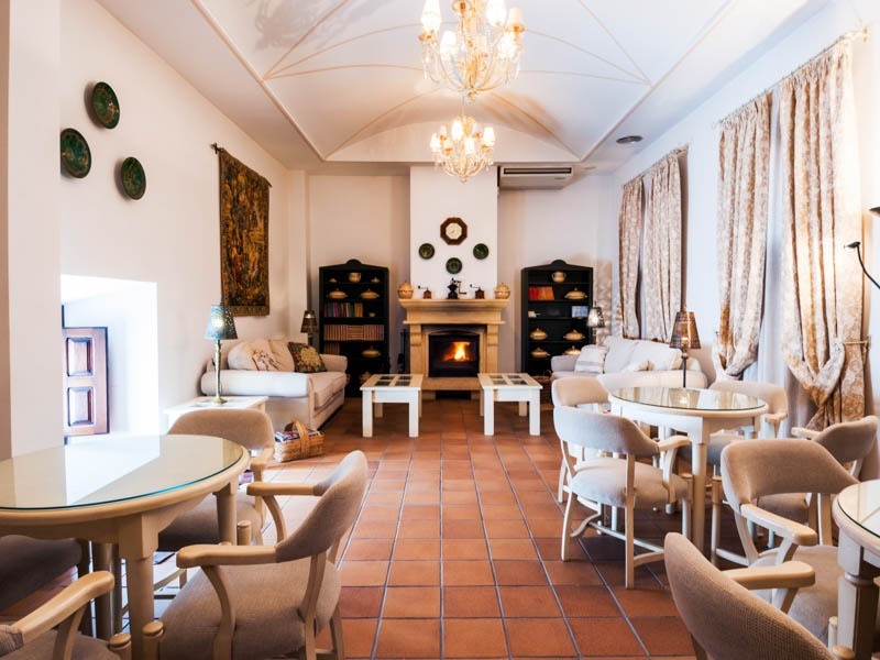 Salón común del Hotel Palacio Las Manillas