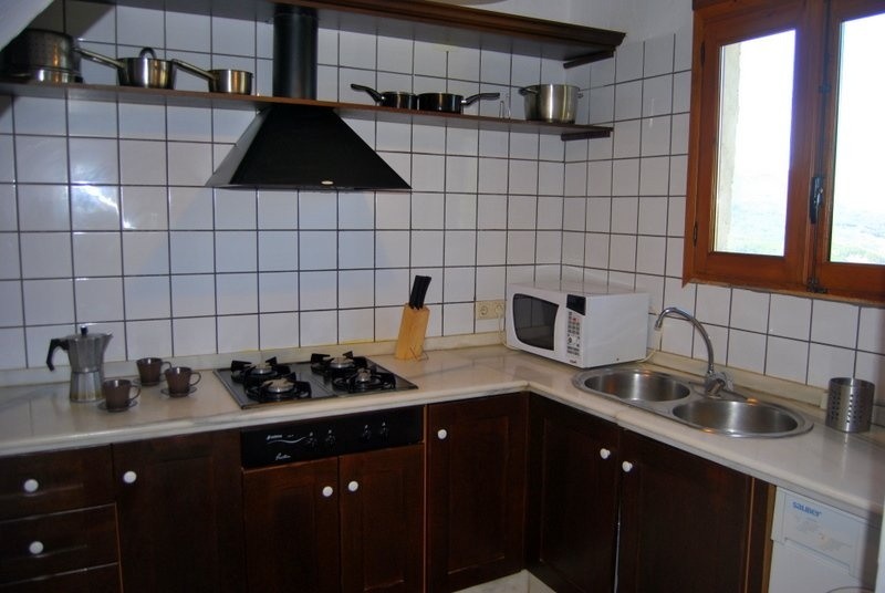 Cocina de la casa Mirador de Hornos
