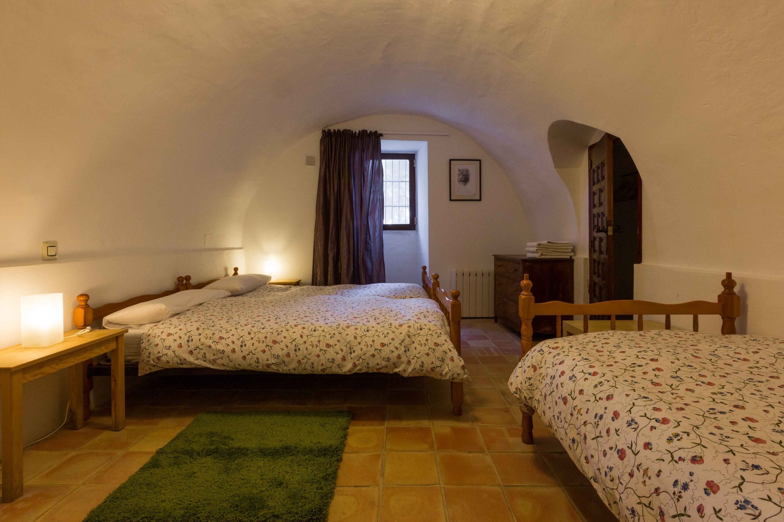 Habitación con dos camas en Villa Matilde