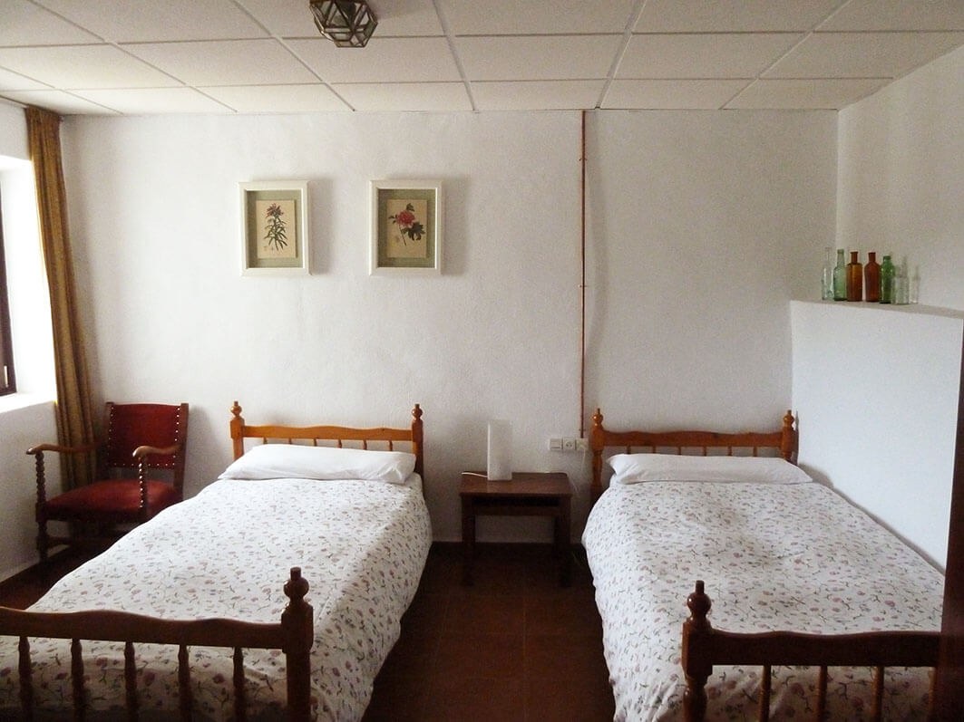 Dormitorio de Villa Matilde con dos camas