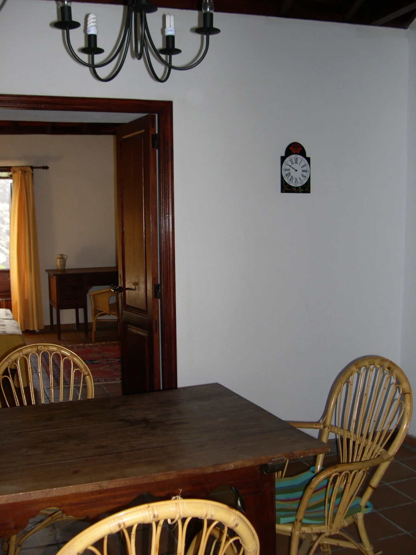 Comedor de una de las Casas Rurales Fraile en Hermigua
