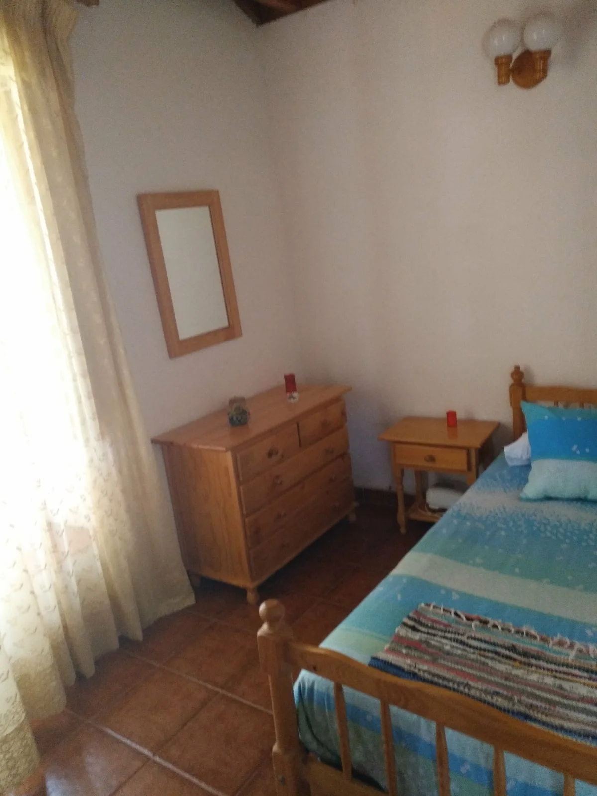Dormitorio de Casa Rural Emilia Magdalena en Las Rosas, Agulo