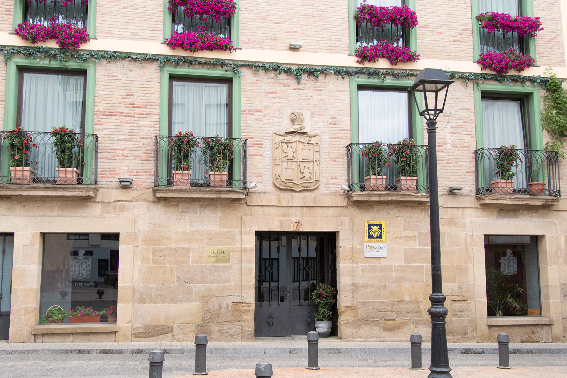 Fachada del Hotel Duques de Nájera · Hotel Duques de Nájera, Nájera
