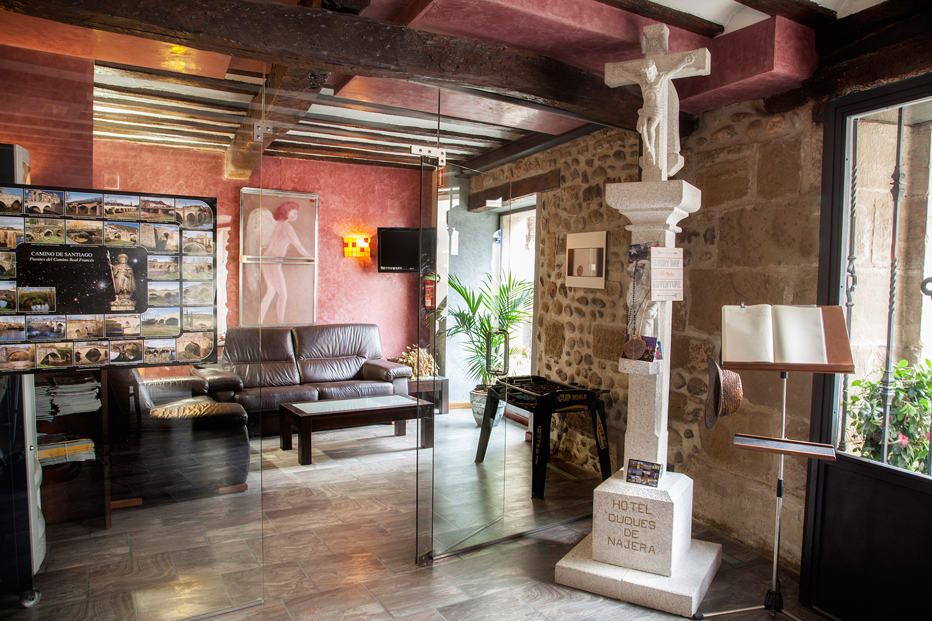Recepción del hotel · Hotel Duques de Nájera, Nájera