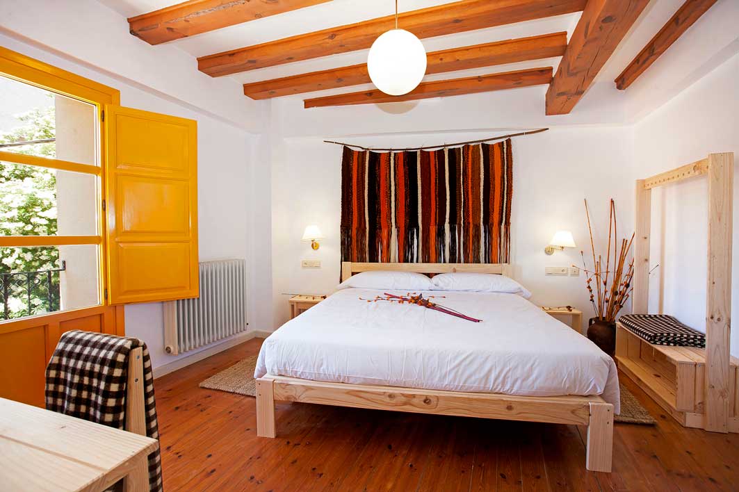 Dormitorio de la Posada de Hoyos de Iregua