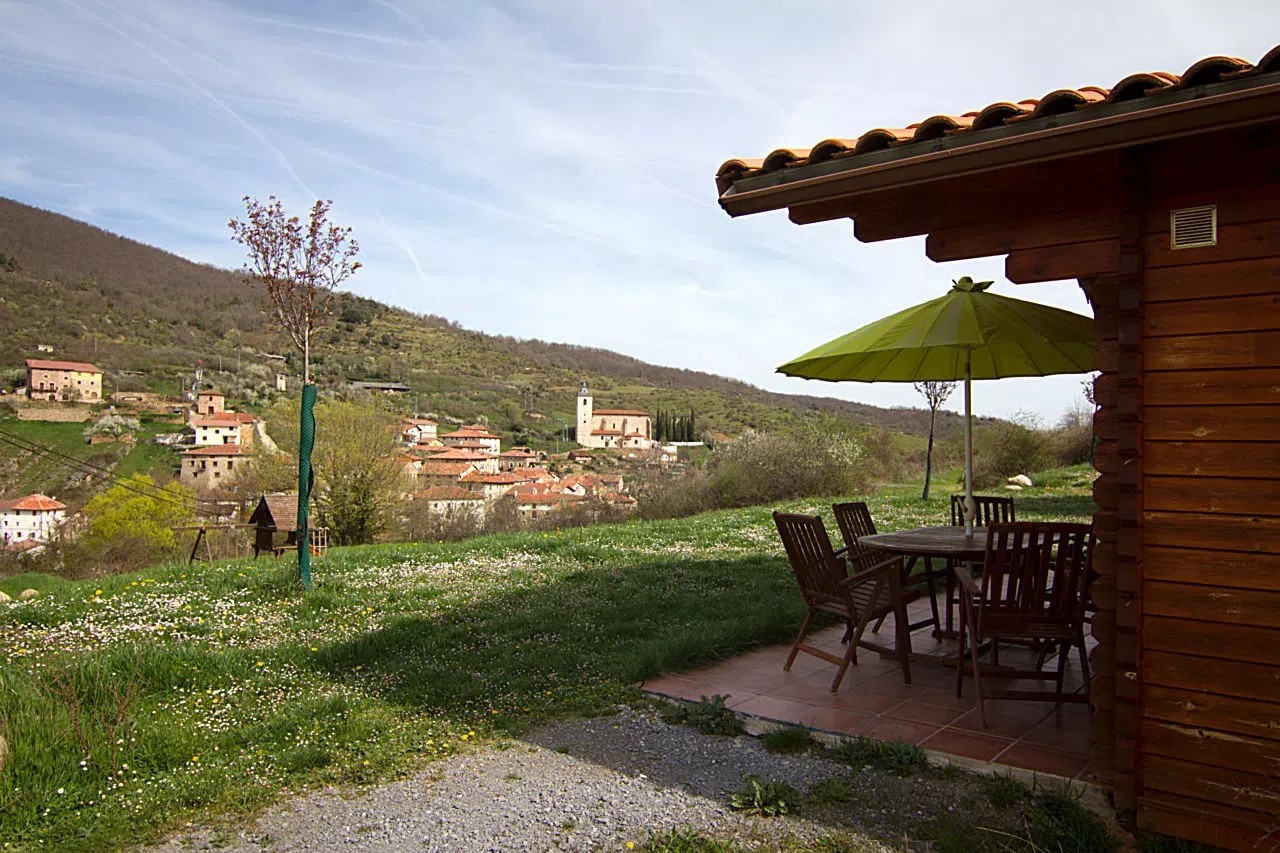Terraza de una casa de Paraíso Rural