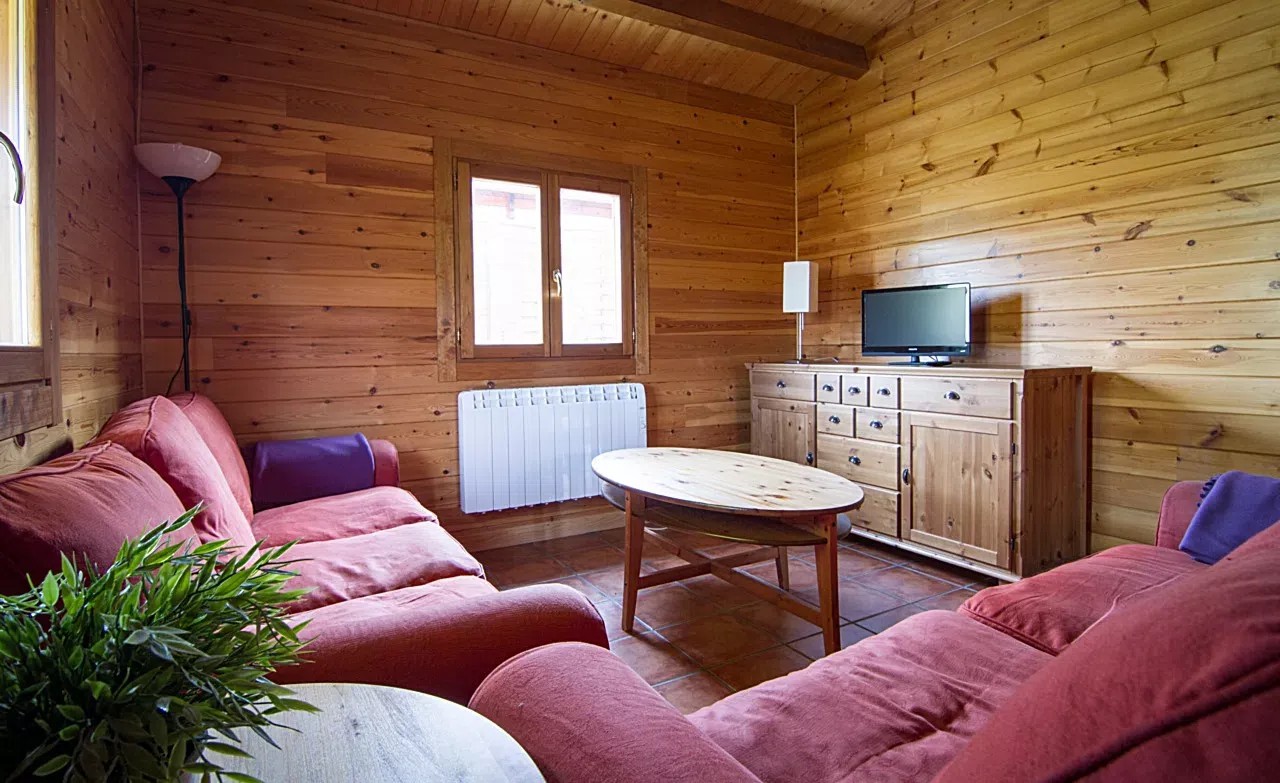 Salón de una casa de Paraíso Rural