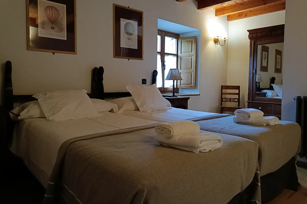 Habitación doble de La Morada de Vadinia