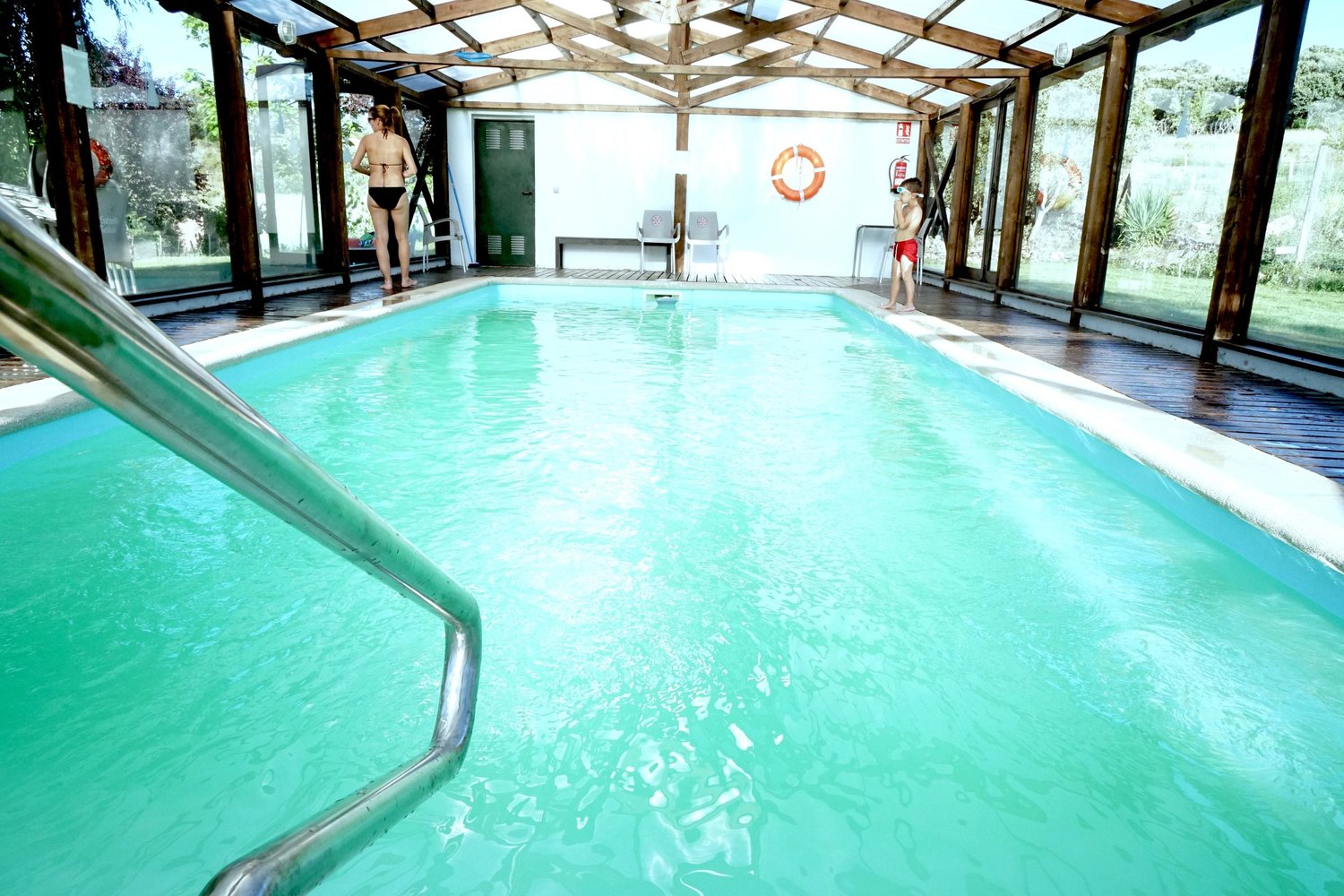 Piscina cubierta del Hotel La Peregrina