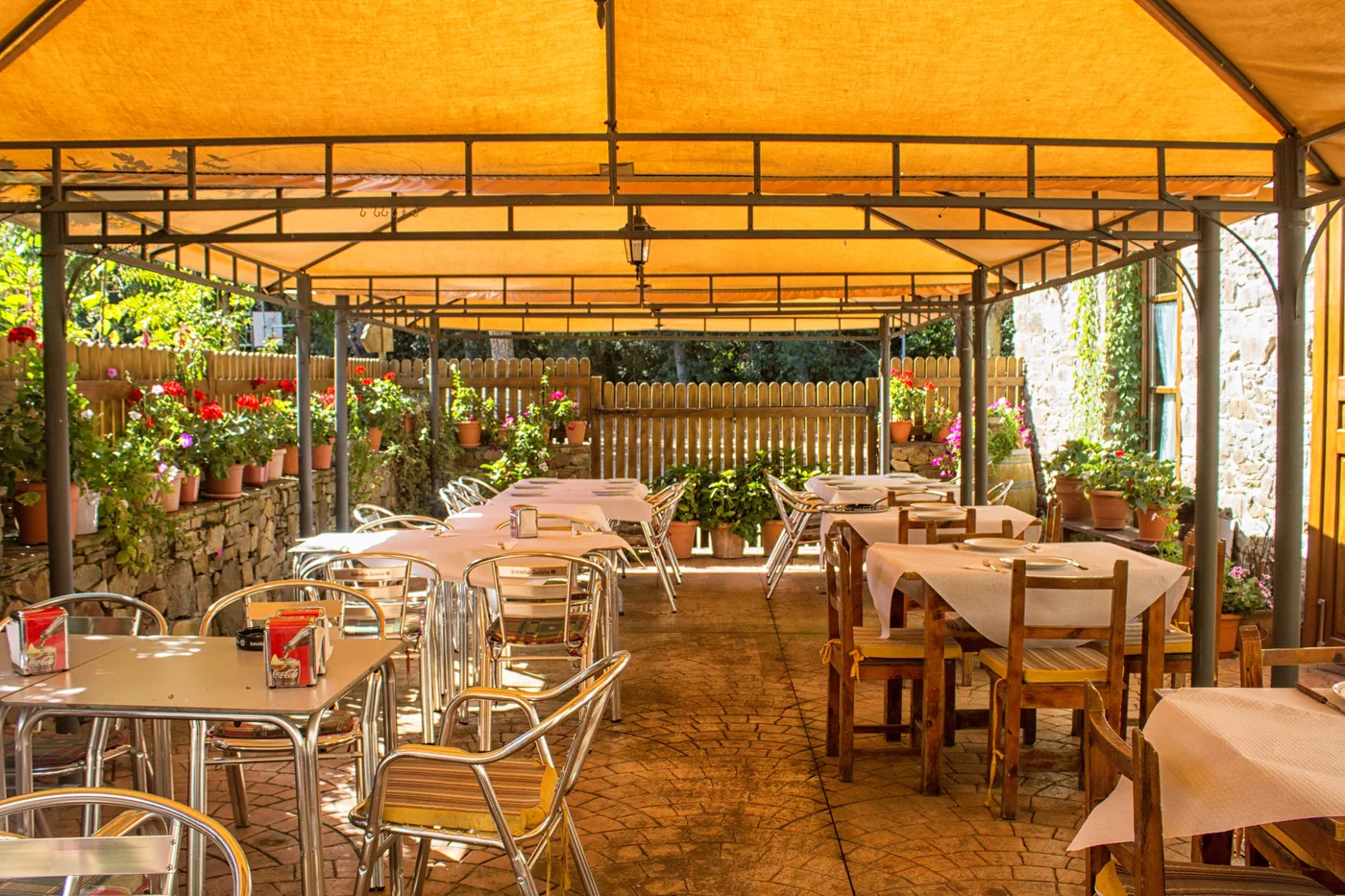 Terraza del Hotel Valle del Silencio