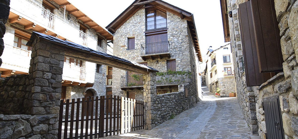 Acceso a los Apartaments Era de Baix en Barruera