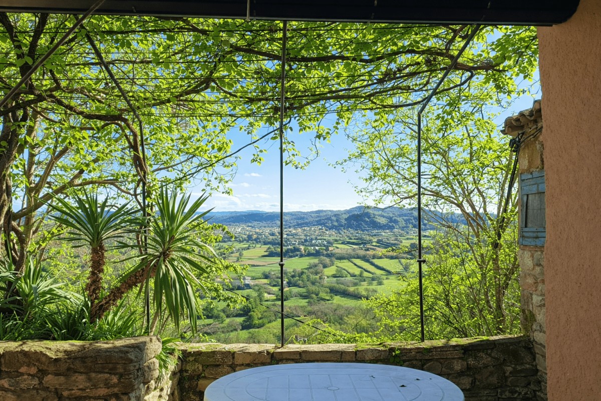 Vistas desde la terraza de Cal Xeco
