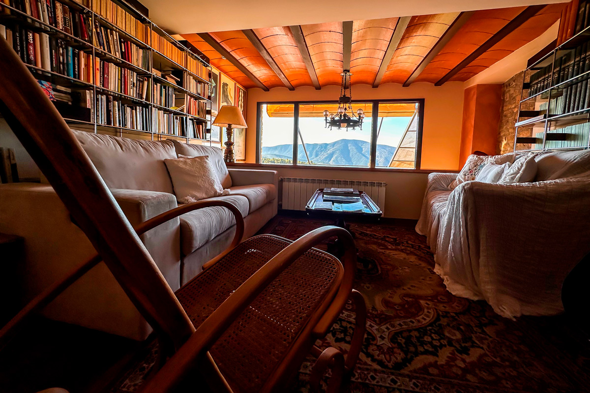 Sala de lectura de Casa Churchill